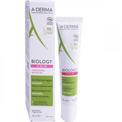 A-DERMA BIOLOGY CALM SOIN APAISANT PEAUX RÉACTIVES 40ML