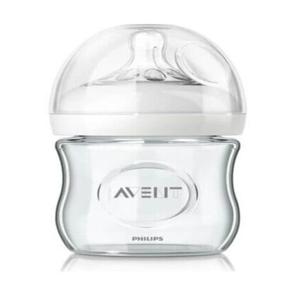 Avent : Biberon Natural en Verre anti-colique 0M+ 120 ml 