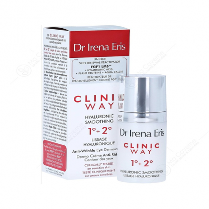 clinic way creme anti-rides yeux 1+2 15ml