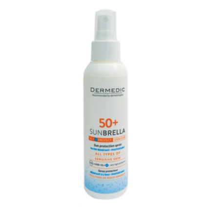 dermedic ecran sunbrella spf50 spray adulte 150ml