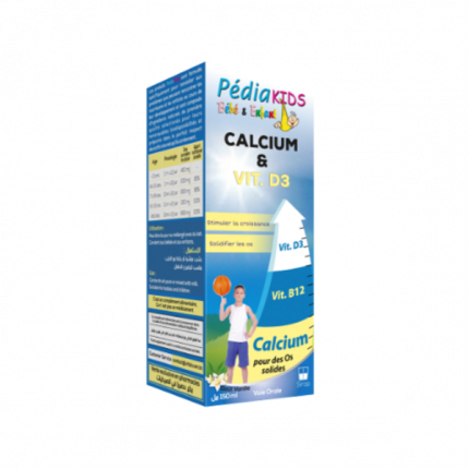 pediakids calcium + vit d3 150ml