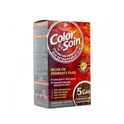 COLOR&SOIN 5GM CHATAIN CLAIR CAPPUCCINO