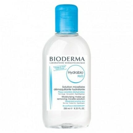 BIODERMA HYDRABIO H2O SOLUTION MICELLAIRE DEMAQUILLANTE HYDRATANTE PEAUX SENSIBLES 250ML