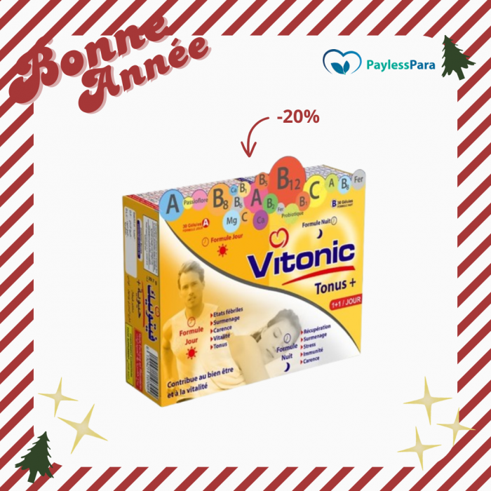 Vitonic tonus + jour et nuit 60 gélules – Image 1
