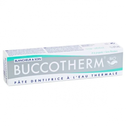 buccotherm dentifrice blancheur et soin 75ml