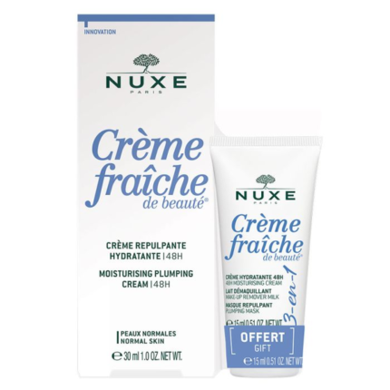 nuxe crème fraiche peau sèche 30ml + crème fraiche 3en1 15ml