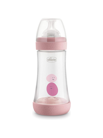 chicco biberon plastique perfect5 240 ml girl