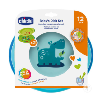 chicco set assiettes 12m+ boy