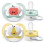avent sucette ultra air happy 0-6m b/2