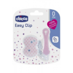 chicco attache sucet chaine rose