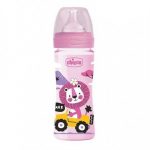 chicco biberon plastique 250ml girl