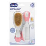 chicco brosse et peigne rose