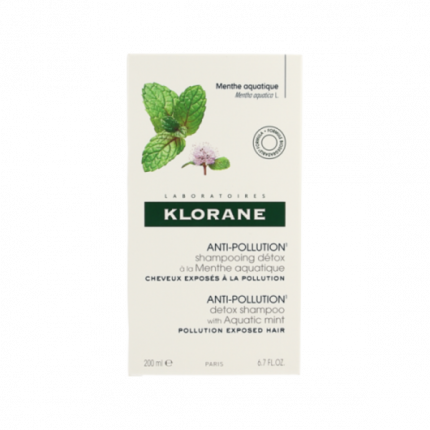 klorane shampooing menthe aquatique 200ml