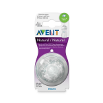avent tetine natural 1m+ bt/2