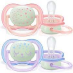 avent sucette nuit ultra air 0-6m b/2