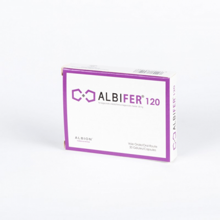 albifer 120 mg 30 gélules