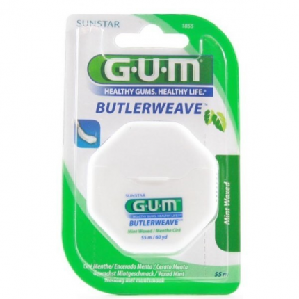 gum fil dentaire menthe cire 1855