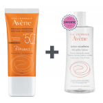 Avène duo B-Protect SPF 50+ eau micellaire offert