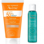 Avène duo fluide teinté SPF 50+ Cleanance gel nettoyant 100 ml
