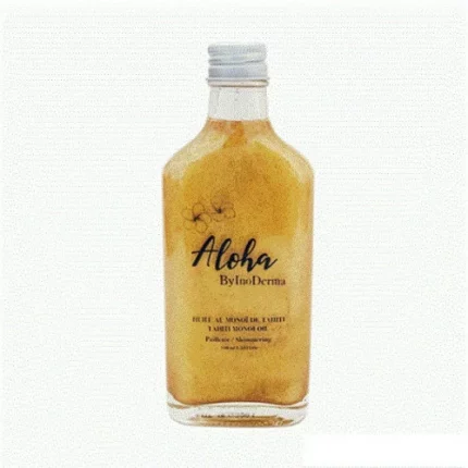 inoderma aloha huile monoi de tahiti pailletée gold 100 ml
