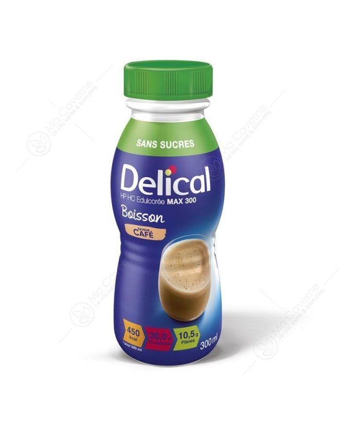 Delical Boisson lactée café sans sucres 200ml – Image 1