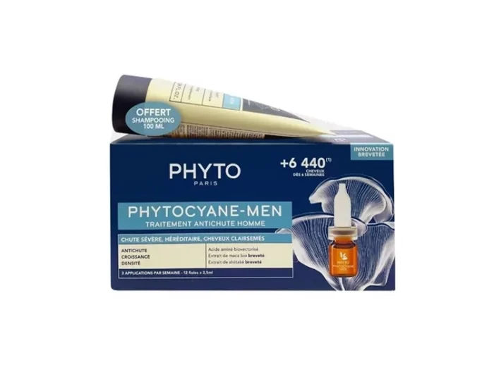 phyto phytocyane homme anti-chute réactionnelle b12 – Image 1