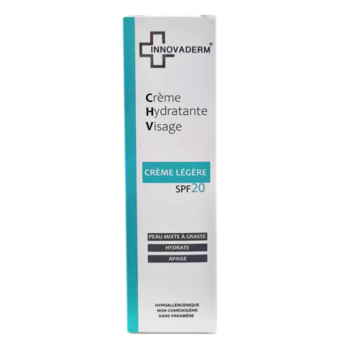 Innovaderm creme légère hydratante visage spf 20 50ml – Image 1