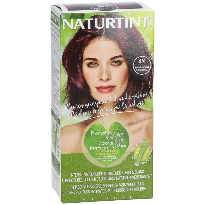 Naturtint Coloration Permanente 4M Châtain Acajou 170ml – Image 1