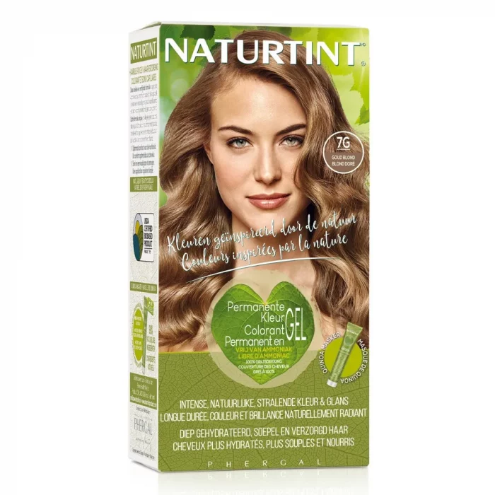 Naturtint Colorant Permanent 7G Blond Doré 170ml – Image 1