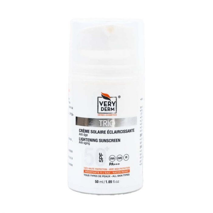 Very derm trio crème éclaircissantes anti-age spf50+ 50ml – Image 1