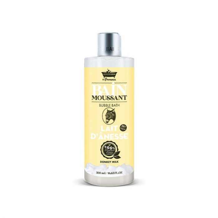 Les petits Bains de Provence bain moussant lait d'ânesse 500mL – Image 1