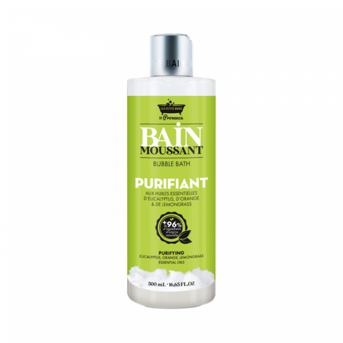 Les petits Bains de Provence bain moussant purifiant 500mL – Image 1