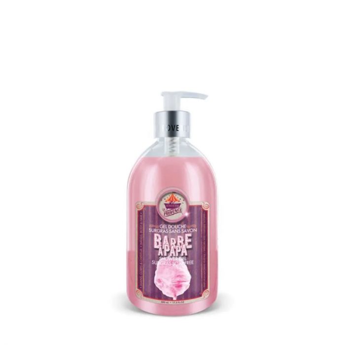 Les petits Bains de Provence gel douche barbe à papa 500ml – Image 1