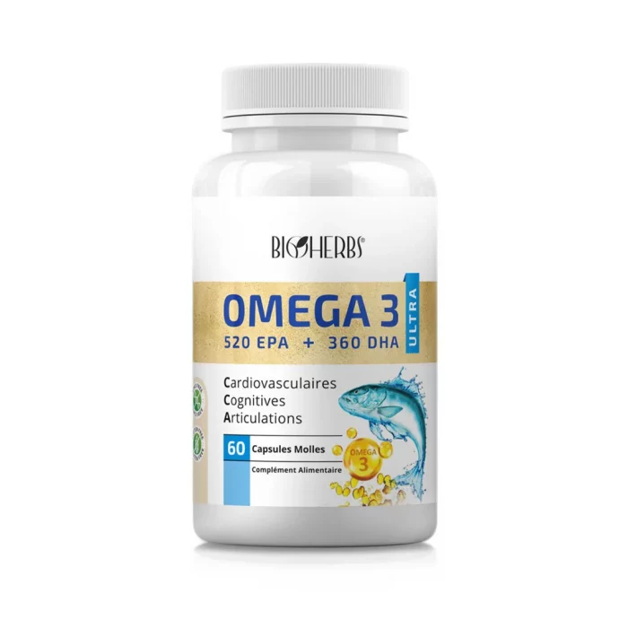 BIOHERBS Oméga 3 ultra B/60 – Image 1