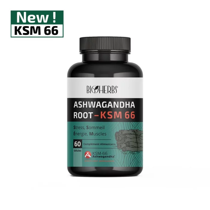 BIOHERBS Ashwagandha KSM 66 B/60 – Image 1