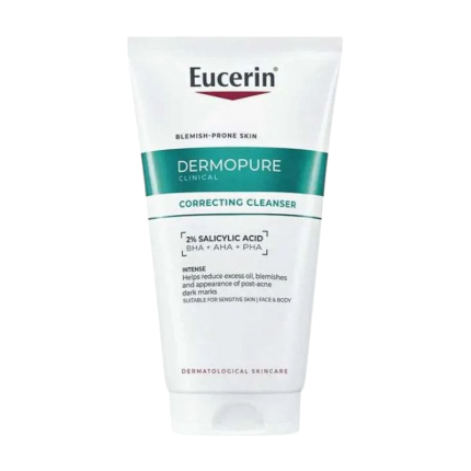 eucerin dermopure gel nettoyant triple action 150ml