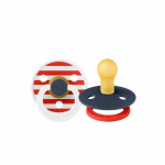 Bibs Colour Star-Stripes 0-6m lot de 2